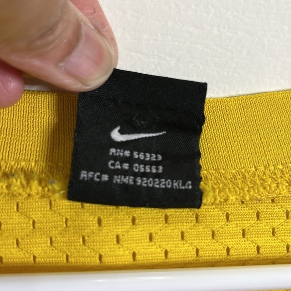 Vintage Nike NBA Atlanta Hawks Yellow #3 Shareef Rahim Jersey Adult XXL - Picture 3 of 10